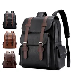 リュックサック リュック 大容量 バックパック 男女兼用 リュクサック カップル PUレザー メンズ レディース 多収納 軽量 シンプル カジュアル PC入れ A4対応 通学 通勤 入学式 旅行 中学生 kivV399