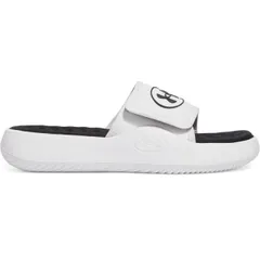 【送料無料】 アンダーアーマー レディース サンダル シューズ Under Armour Ignite Pro 8 Kids' Slide Sandals White Black Black