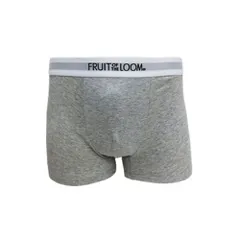 FRUIT OF THE LOOM フルーツオブザルーム GRAY コットン ボクサーパンツ 無地 シンプル メンズ ブランド 下着 パンツ インナー プレゼント ギフト 彼氏 男性 大人