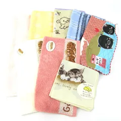 GuGuWorld他 ハンカチ/ハンドタオル 8点セット 未使用 動物 アニマル柄 まとめて 大量 レディース