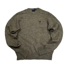 【激レア】90s ポロバイラルフローレン　ポロベア　ケーブルニット　ブラウン ケーブルニット ポロシャツ （ポロシャツ）｜POLO RALPH LAUREN