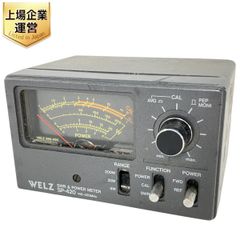 WELZ SP-420 SWR&POWER METER パワー計 パワーメーター ウェルツ ジャンク W9327162