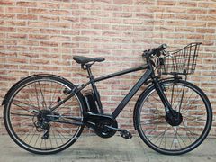 ■ 近畿地方発送限定 極上品!! BRIDGESTONE TB1e TB7B45 2025 B400 T.Xクロツヤケシ DUALDRIVE 150cm~ 最長200km走行 ブリヂストン ティービーワンe 前カゴ付 電動アシスト自転車 T-1035