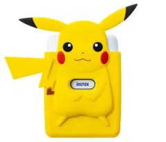 新品 富士フイルム(FUJIFILM) チェキ スマホプリンター アッシュホワイト(Red&Blue)ピカチュウシリコンケースセット instax mini Link INS MINI LINK NS POKEMON