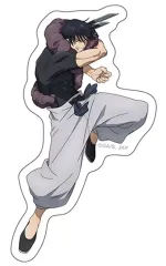 【中古】シール・ステッカー 伏黒甚爾(等身) 「呪術廻戦 第2期 懐玉・玉折 トレーディングダイカットステッカー」