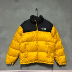 THE NORTH FACE(ザノースフェイス) 700 Nuptse(ヌプシ) グースダウン ダウンジャケット 黄色