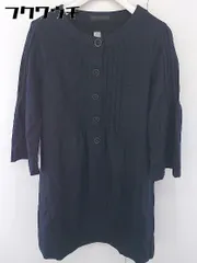 ◇ ICB アイシービー 七分袖 ミニ ワンピース サイズ9 ネイビー レディース  【中古】 【1112020009976】