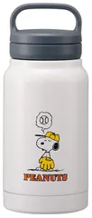 【在庫セール】スケーター(Skater) 保温 保冷 ステンレス マグボトル 350ml スクリューハンドル付 スヌーピー ベースボール STSC4-A
