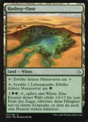【中古】マジックザギャザリング [UC]：【ドイツ語版】Hashep Oasis/ハシェプのオアシス