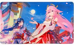 原神【公式正規品】【薄櫻が綻ぶ時】【デスクマット】【雷電将軍八重