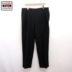 80-90s Christian Dior ２タックスラックスパンツ/VW213 古着 80s Italy製 Christian Dior 2タック ウール スラックス