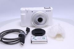 【極美品】SONY / ZV-1F / Vlog用カメラ / VLOGCAM / デジタルカメラ / 動画 / 自撮り / ZV-1F / ボディ / ウィンドスクリーン付属 / ホワイト