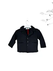 MEN’ S CLUB MINI キッズ ジャケット ブラック 80 【c0487】