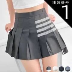 種類1:グレー/L ゴルフウェア レディース 韓国 スカート ミニスカート ミニ丈 Aライン トリコロール ゴルフウエア ゴルフ ウエア ライン プリーツスカート プリーツ 春 秋 夏 おしゃれ グレー ホワイト