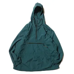 90's LLビーン ナイロン アノラックパーカー (W-L) 緑 パッカブル カタディンタグ フード プルオーバー 90年代 旧タグ オールド L.L.Bean アメリカ古着 USED ビンテージ ヴィンテージ