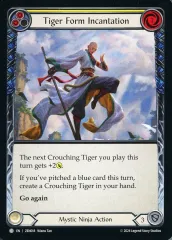 【中古】Flesh and Blood ZEN018[C]：Tiger Form Incantation (2)/虎変化の術 (2)