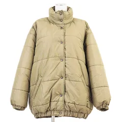 SALE【美品】Salvatore Ferragamo サルヴァトーレフェラガモ パテッドジャケット アニマル ジャングル 豹柄 ライニング スナップボタン スラッシュポケット ブルゾン アウター レディース サイズ S オリーブ イタリア製のサムネイル