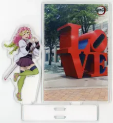 【中古】アクリルスタンド・アクリルパネル 甘露寺蜜璃 「鬼滅の刃×ufotable DINING -HIROMA- ダイニング新店舗記念 ランダム背景付きアクリルスタンド」