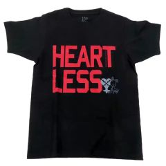 [중고] 의류 로고 (HEARTLESS) T 셔츠 블랙 레이디스 프리 L 사이즈 [킹덤 하트]