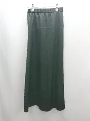 ◇ Θ NEUNA ウエストゴム ロング丈 フレア スカート サイズM ブラック レディース E  【1412090052019】