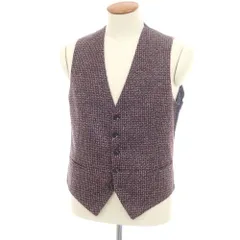 タリアトーレ ブリッラペルイルグスト ジレ ベスト ツイード リネン 麻 紺 タリアトーレ ブリッラペルイルグスト ジレ ベスト ツイード リネン 麻