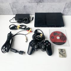 PS2 本体+付属品一式+ソフト ドラッグオンドラグーン セット （コントローラー・ACアダプター・AVケーブル・メモリーカード） プレイステーション プレステ SCPH-70000 SCPH-70100