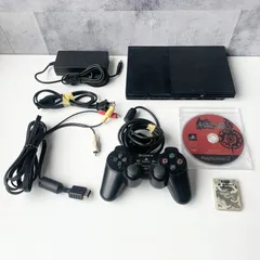 PS2 本体+付属品一式+ソフト ドラッグオンドラグーン セット （コントローラー・ACアダプター・AVケーブル・メモリーカード） プレイステーション プレステ SCPH-70000 SCPH-70100
