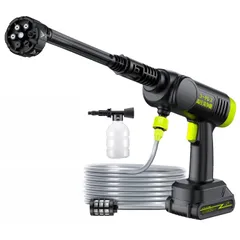 充電式 強力噴射13M コードレス コンパクト 持ち運び便利 節水 高圧洗浄機 洗車機 ハンディ 洗車