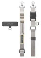 ★即日発送★MagEasy スマホ ショルダー 斜めがけ 首掛け 肩掛け クイックリリース 可能 太い スマホストラップ (ストラップ ホルダー 付) スマホショルダー 携帯ストラップ  スマートフォン 各種 対応  Utility Strap (25mm)