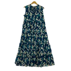 UNIQLO ユニクロ ×PAUL & JOE ポール＆ジョー インナー付き 花柄ワンピース size全て S/ブルー