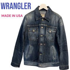 Wrangler MADE IN USA  Trevor Denim Jacket ヴィンテージ ジージャン デニムジャケット　古着　ハーレー　90s