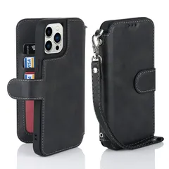 【迅速発送】Ｈａｖａｙａ iPhone13ProMaxケース iphone 13 pro max ケース スマホケース 米軍MIL規格 軽薄 手帳型 ストラップ 耐衝撃 レンズ保護 (アイフォン13プロマックス/あいふぉん13ProMax/いphone13Pr