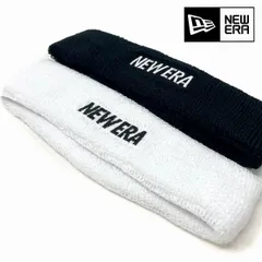ヘアバンド メンズ ニューエラ ロゴ New Era HEADBAND ヘッドバンド パイル地 フリーサイズ スポーツ ヘアバン ロゴ ヘアアクセ / ホワイト ブラック 【MB】