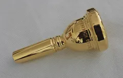 ♪ユーフォニアムマウスピース・【金メッキ仕上げ加工】格安にて！7,700円 ♪【全国対応】各種金管楽器のマウスピース・【金メッキ仕上げ