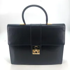 希少CELINE ビジネスバッグ 革 ブリーフケース 黒 2way トリオンフ