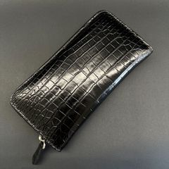 ワニ革 財布 クロコダイル 長財布 正規品  カード収納 本革 腹革