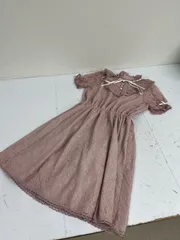 送料無料★Honey Cinnamon ハニーシナモン★レースワンピース　半袖ワンピース　スカートワンピース★フリーサイズ　#70919sci