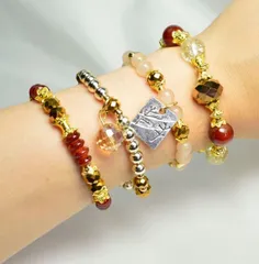 ブレスレット 4点セット レディース バングル 4本 セット きらきら お得