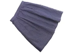 UNTITLED アンタイトル チェック プリーツ スカート size2/紺 ■◇ レディース