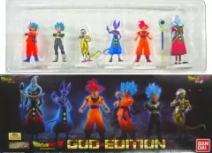 【中古】トレーディングフィギュア HG ドラゴンボールZ GOD EDITION(6体セット) プレミアムバンダイ限定