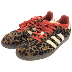 adidas (アディダス) JI2734 SAMBA OG W レディース CORE BLACK/PRELOVED RED/CREAM WHITE (ブラウン) US W8 (25.0cm)