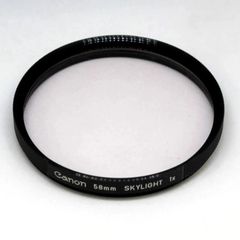 【美品】レンズフィルター Canon 58mm SKYLIGHT 1x