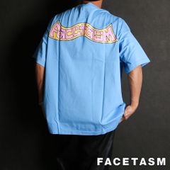 【FACETASM/ファセッタズム】90s GRAPHIC BIG TEE - LIGHT BLUE / グラフィック Tシャツ / SRO-TEE-U04【メンズ】【送料無料】