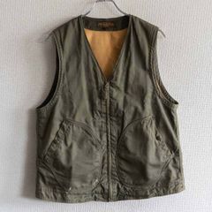 【雰囲気抜群】FREEWHEELERS UNION SPECIAL OVERALLS【DECK VEST】38 ベスト フリーホイーラーズ 25050398