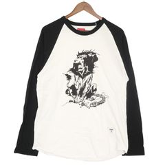 Supreme(シュプリーム) Lee Quinones ワイルド・スタイル ラグラン ベースボール トップ ロンT サイズM 古着