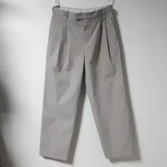 34/LAINE ツータック ワイド パンツ/34-812