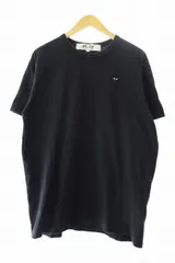 プレイコムデギャルソン PLAY COMME des GARCONS ロゴ パッチ 半袖Tシャツ AZ-T202 AD2016 XL 黒 ブラック ブランド古着ベクトル 中古 ☆AA★ 250216