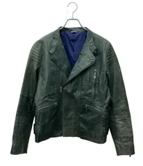 【LANVIN en bleu】ランバンオンブルー ノーカラーレザージャケット LANVIN en Bleu / ランバン オン ブルー | ファッション通販