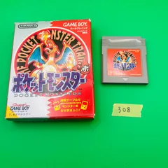 ゲームボーイ - ポケットモンスター赤 箱あり 説明書、マップ