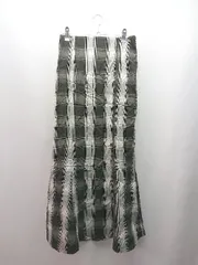 ◇ ◎ ●未使用● LOWRYS FARM ウエストゴム サイドジップ ロング丈 マーメイド スカート サイズM ブラック レディース E  【1309250038467】